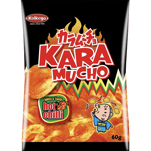1651086011626992bbdabea.png KOIKEYA potato chips chili vegetable flat cut/ 辣味蔬菜薯片 平切 60g n201 - 图片 1