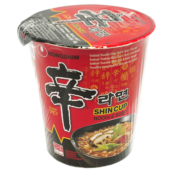 16520847106278cfe62e5e4.jpg NONGSHIM instant noodles spicy shin ramen cup/辛拉面杯面/ pikanuudelit kuppi 68g - 图片 1