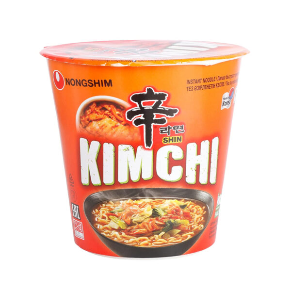 NONGSHIM Instant cup noodles kimchi/ 农心泡菜杯面/ kimchi pikanuudelit 75g