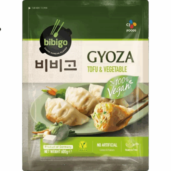 BIBIGO tofu and vegetable gyoza /韩国豆腐蔬菜饺子 600g