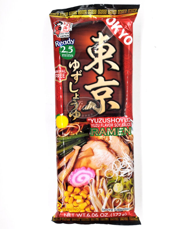 JH11425 - Itsuki ramen Kaigaiyou Tokyo yuzu shoyu/五木东京柚子酱油拉面 172g