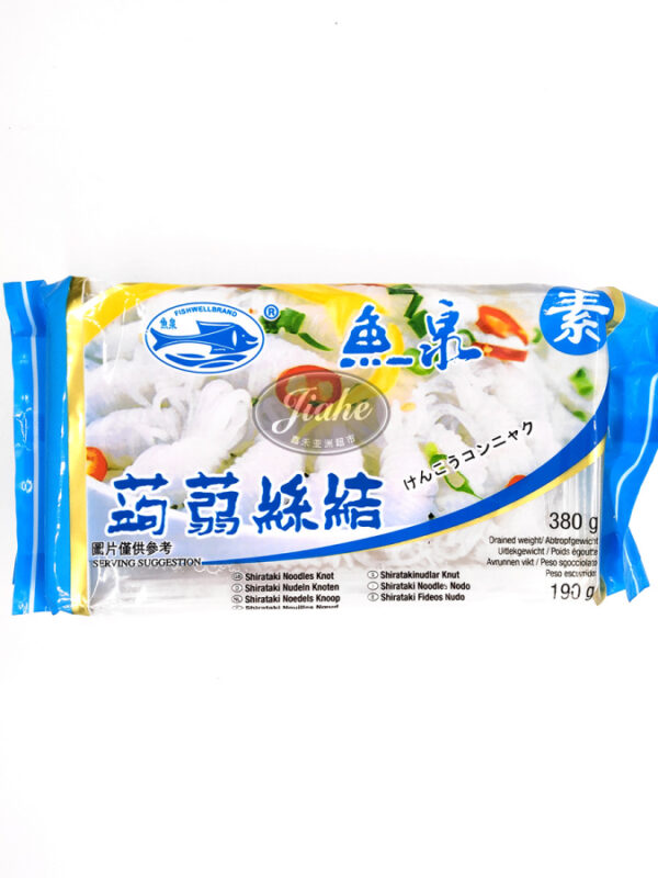Fish well shirataki noodles knot/ Shirtaki-nuudelisolmu 380g