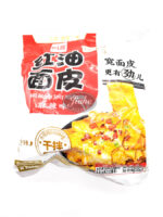 AKUAN Red chili oil broad noodles (mala)/ Sichuanin laaja nuudeli - mausteinen maku (laukku) 110g
