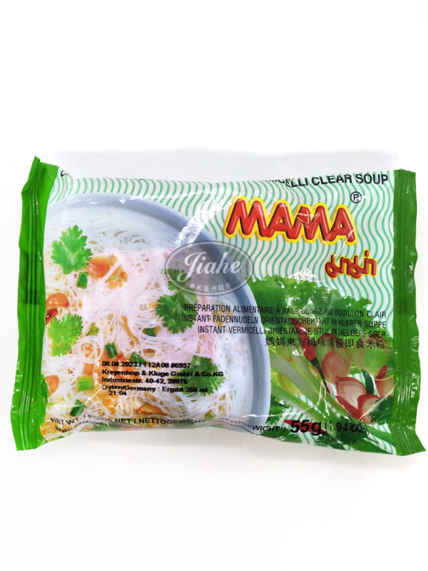 MAMA clear soup rice vermicelli/ riisi pikanuudelit/ 妈妈东方风味清汤即食米粉 55g