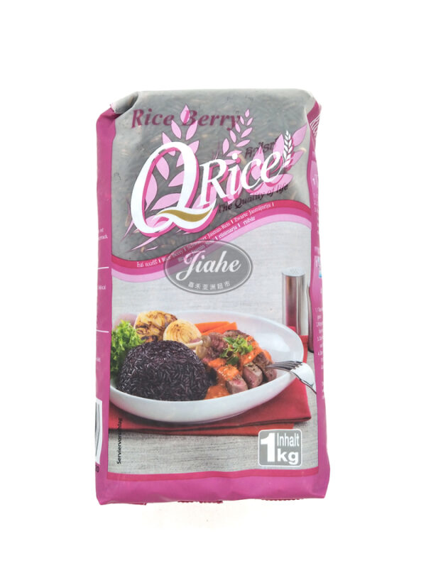Q RICE rice berry long rice /Q牌黑米 1kg