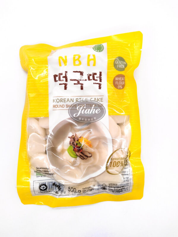 NBH Korean rice cake sliced (tteokguk)/ 韩国年糕片/ riisikakun viipaleita 500g