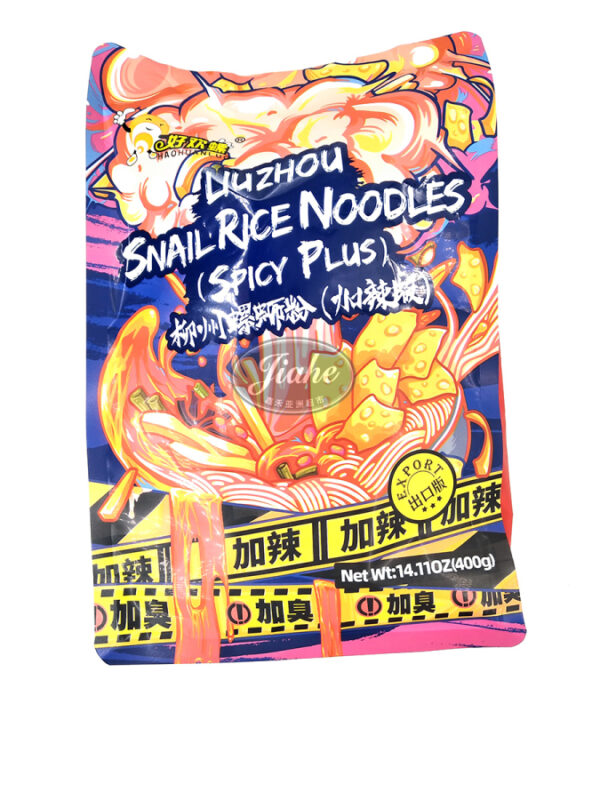HHL Luo shi fen super hot spicy/好欢螺 螺蛳粉 加臭加辣版 400g