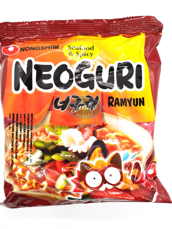 NONGSHIM instant noodle Neoguri (seafood and spicy)/农心辣海鲜面/pikanuudelit 120g
