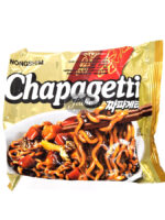 NONGSHIM spaghetti with roasted black bean sauce Chapagetti / nuudeli paahdetulla mustapapukastikkeella 140g