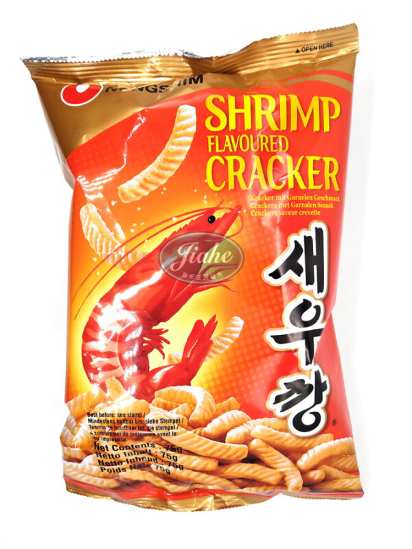 JH2049 - NONGSHIM Shrimp original flavored cracker/ 农心虾条/ Katkarapu keksejä 75g