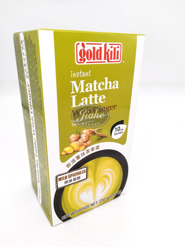 GOLDKILI Instant &quot;matcha latte with ginger&quot; //即溶 &quot;姜味抹茶&quot; 拿铁 250g (10x25g)