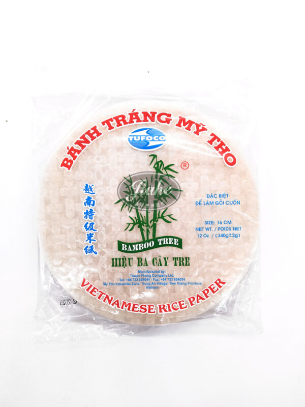 Bamboo tree rice paper round 16cm/竹树牌圆形米纸 340g