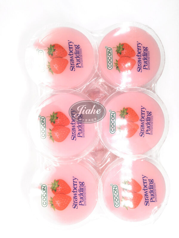 COCON Strawberry pudding / 草莓布丁(6 cups) 480g