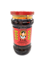 LGM preserved black beans in chilli oil/ Säilötyt mustapavut chiliöljyssä 280g