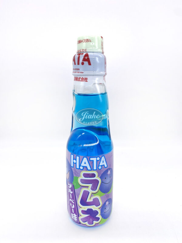 JH10316 - HATAKOSEN Ramune blueberry / 弹珠汽水 蓝莓味 200ml
