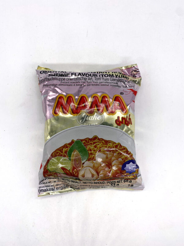 MAMA instant noodles shrimp tom yum/ Katkarapu Tom Yum pikanuudelit 60g #7632-6