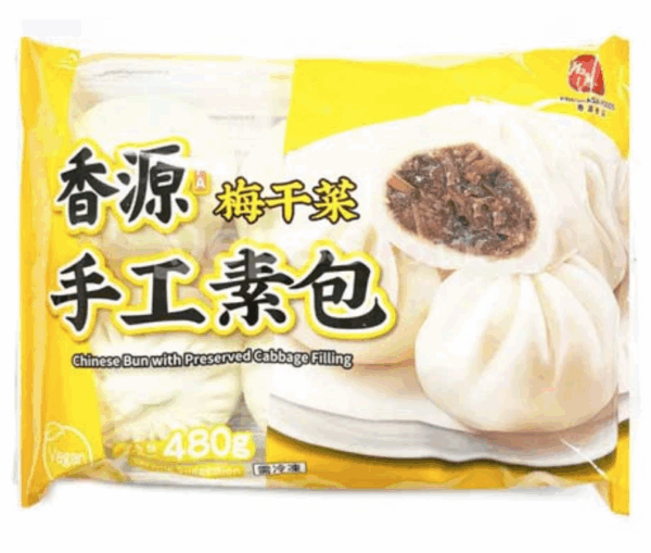 FRESHASIA Chinese Bun with Preserved Cabbage Filling 梅干菜包 480g