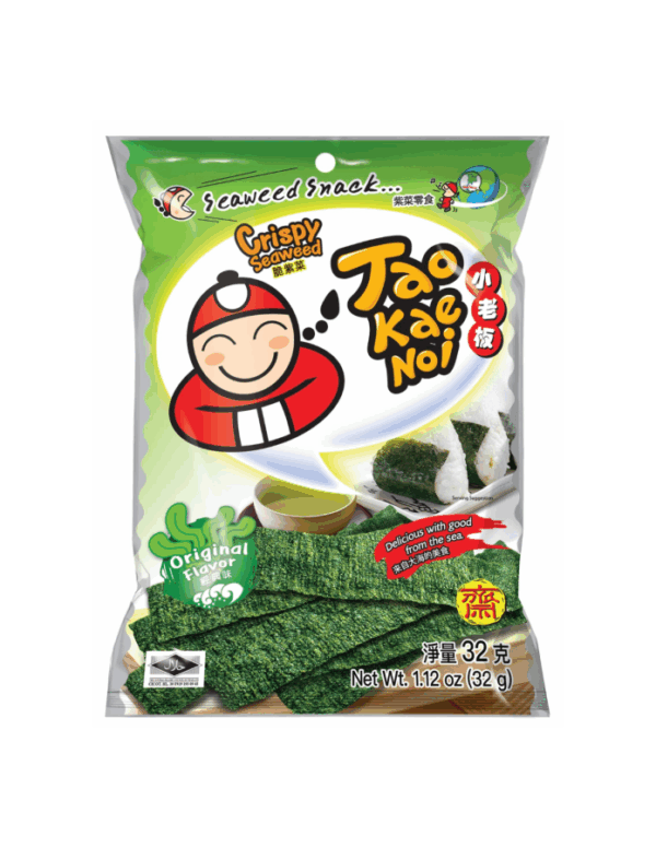 TKN crispy seaweed original/小老板脆海苔原味 32g