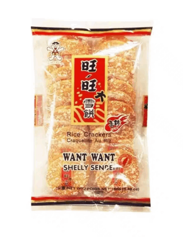 WANT WANT hot spicy senbi rice cracker/ 旺旺辣味雪饼 150g