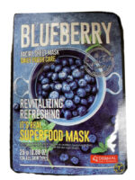 Dermal It's Real Superfood mask (blueberry) / 蓝莓面膜 1kpl