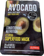 Dermal It's Real Superfood mask (avocado) / 牛油果面膜 1kpl