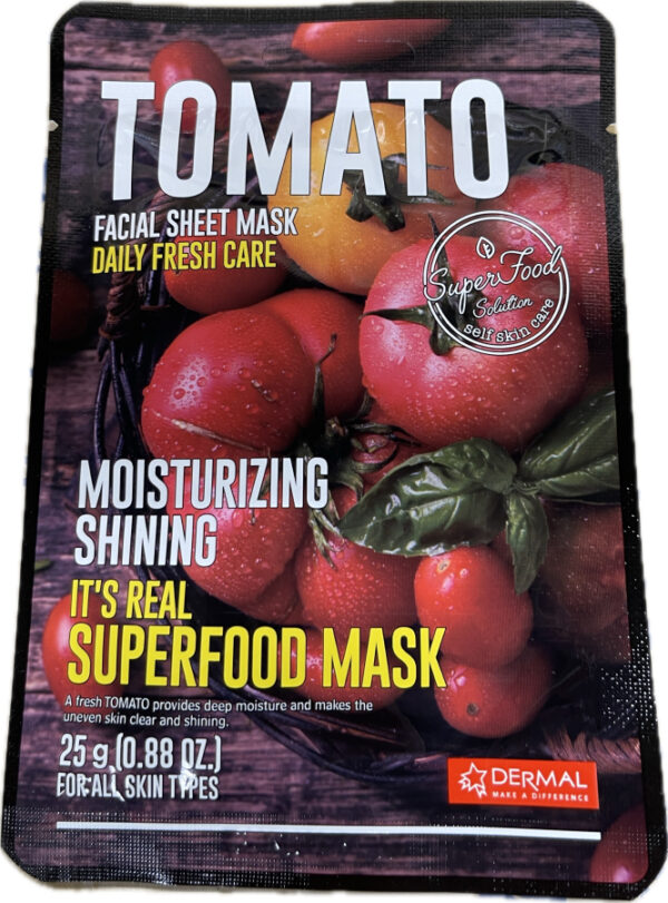 Dermal It's Real Superfood mask (tomato) / 西红柿面膜 1kpl