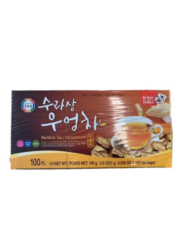 Surasang burdock tea (ueongcha) / 韩国牛蒡茶(100 x1g) 100g