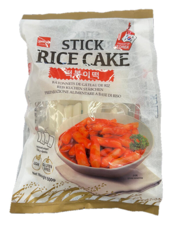 Wang stick rice cake (tteokbokki tteock) / 王牌韩国年糕条 (150gx4) 600g