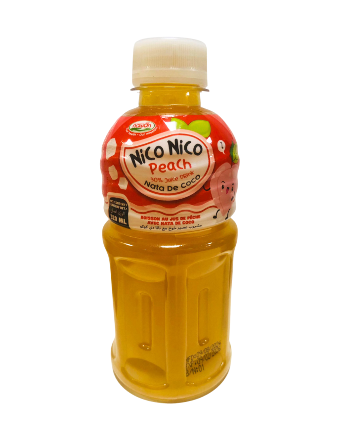 17315798646735cfd8128a0.png Nico Nico peach juice / 桃子椰果饮料 320ml - 图片 1