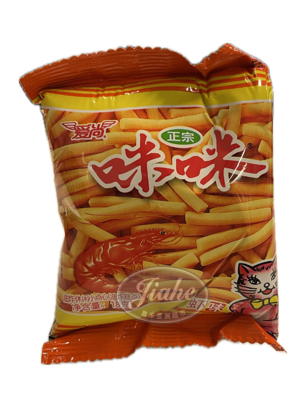 17334105846751bf186adf3.png Mimi shrimp cracker /咪咪虾条 20g - 图片 1