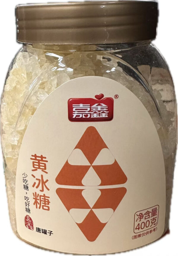 JX yellow rock sugar in bottle/ 嘉鑫黄冰糖 瓶装 400g