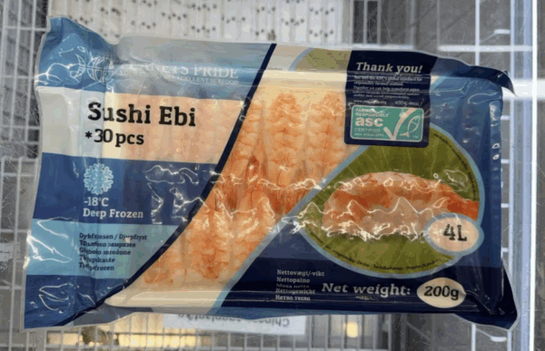 PP 4L Sushi EBI /寿司虾 4L 30pc 200g