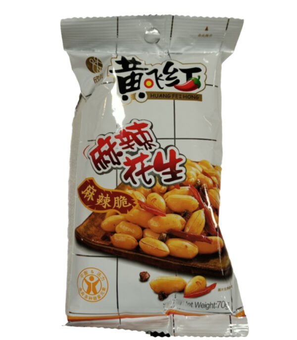 HFH Spicy peanuts/黄飞红香辣花生 70g