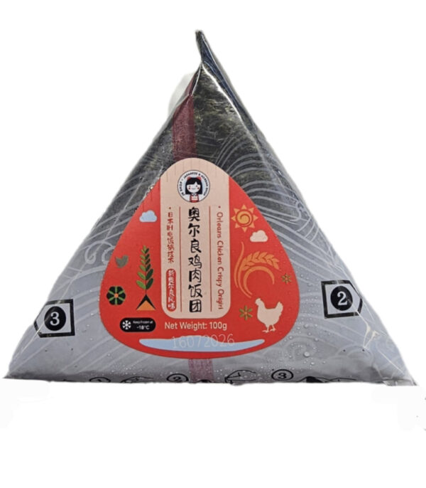 JK New orleans chicken crispy onigiri/ 新奥尔良鸡肉脆香饭团/ Rapeaa Onigiri-kanaa 100g