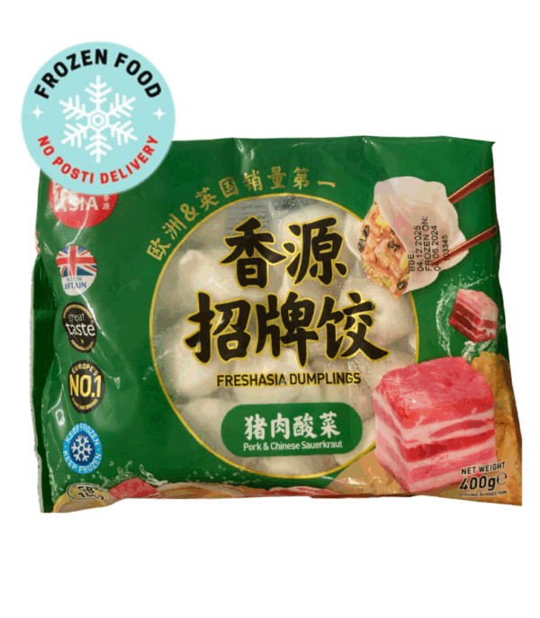 Fresh Asia Pork and sauerkraut dumpling/香源 猪肉酸菜水饺 400g