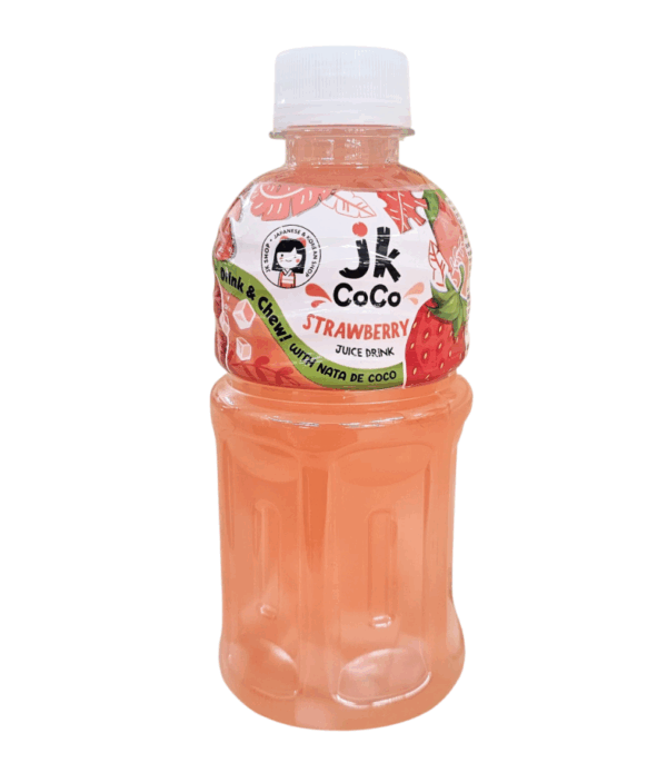 JK coco strawberry juice / 草莓椰果饮料 320ml
