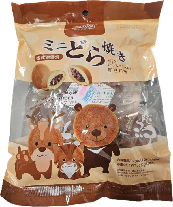 Yuki Love Mini dorayaki red bean 雪之恋迷你红豆铜锣烧 130g