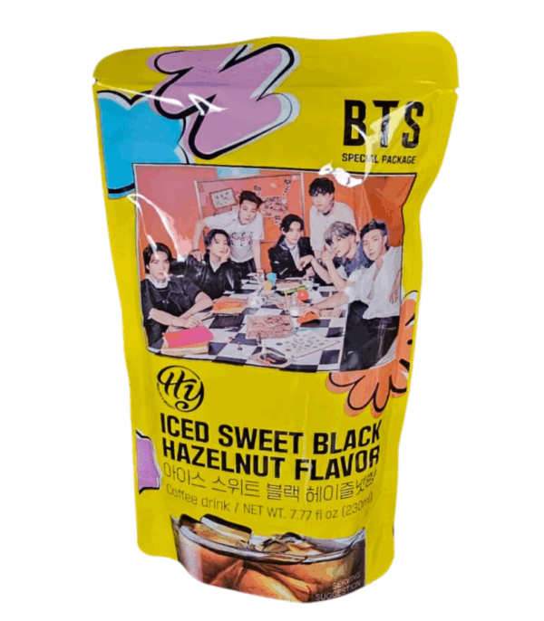 HY BTS Iced Sweet Black Hazelnut Flavor 榛子黑咖啡 230ml