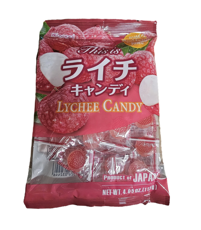 17641573796926e7c31deed.png Kasugai lychee candy 日本荔枝糖 115g - 图片 1
